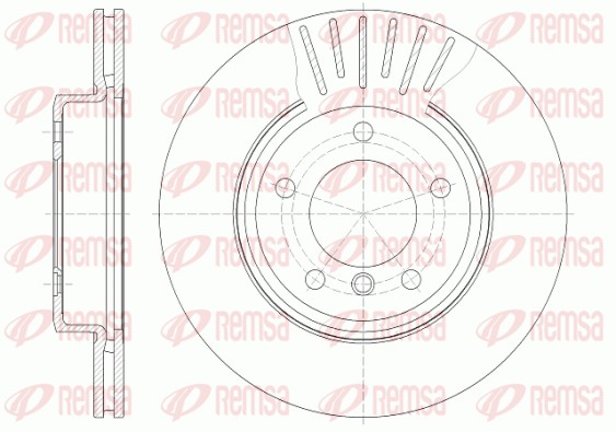 Disque de frein REMSA 6589.10