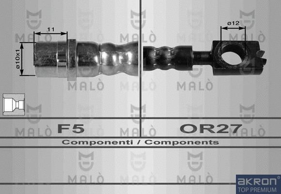Flexible de frein AKRON-MALÒ 8968