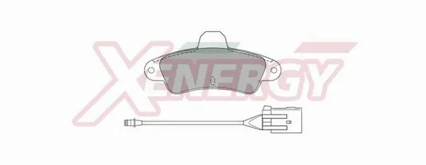 Kit de plaquettes de frein, frein à disque AP XENERGY X40502