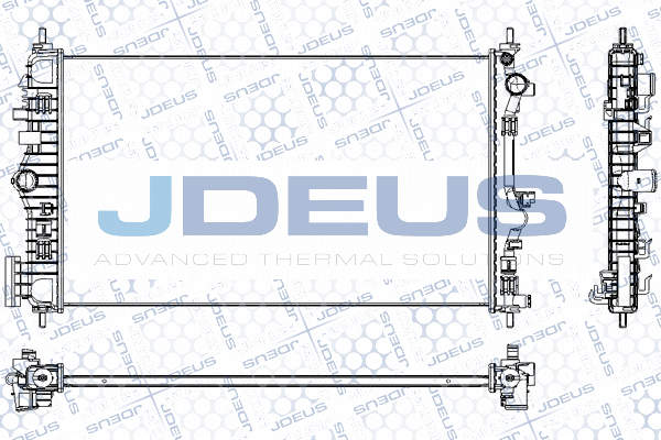 Radiateur, refroidissement du moteur JDEUS RA0201150