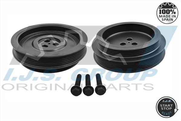 Kit de poulies, vilebrequin IJS GROUP 17-1115SET
