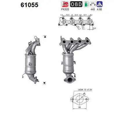 Catalyseur AS 61055