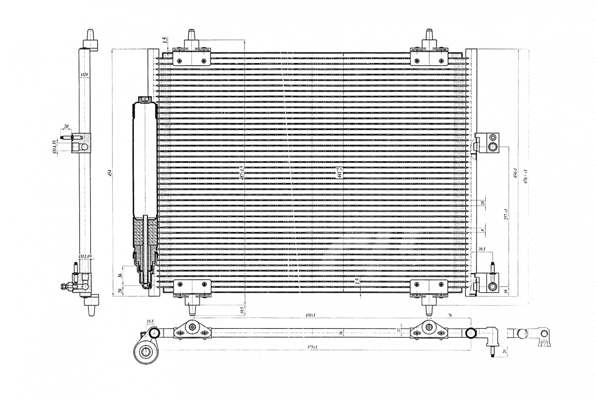 Condenseur, climatisation HART 607 144