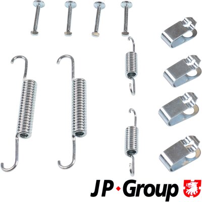 Kit d'accessoires, mâchoires de frein de stationnement JP GROUP 6364003110