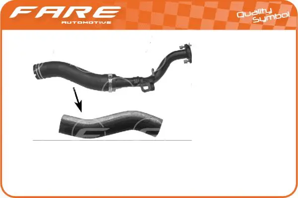Durite de radiateur FARE-RCH 35473
