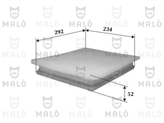 Filtre à air AKRON-MALÒ 1500031