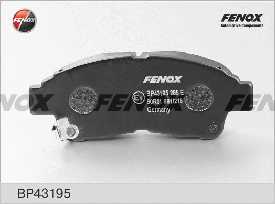 Kit de plaquettes de frein, frein à disque FENOX BP43195