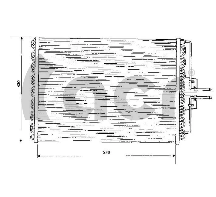 Condenseur, climatisation ACR 300217