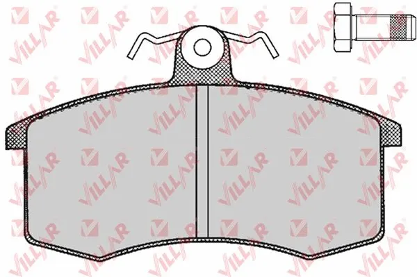 Kit de plaquettes de frein, frein à disque VILLAR 626.0288