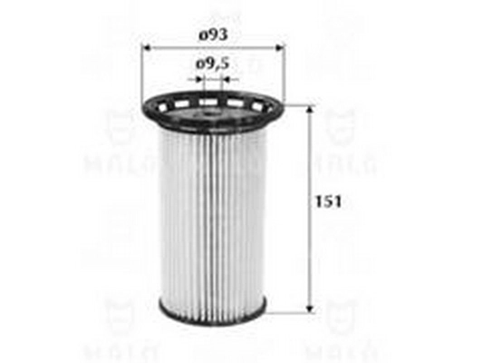 Filtre à carburant ZPY 5Q0 127 177