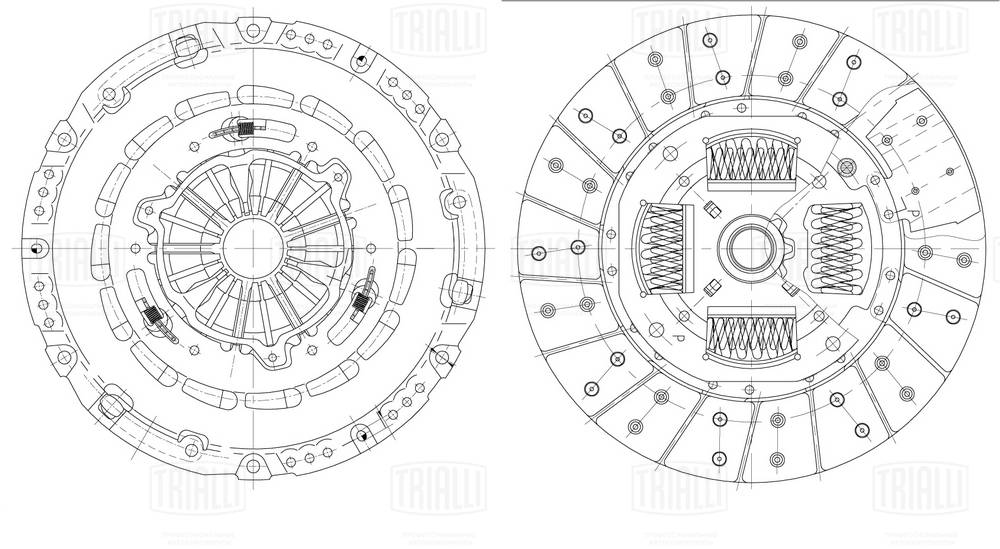 Kit d'embrayage TRIALLI FR 1033