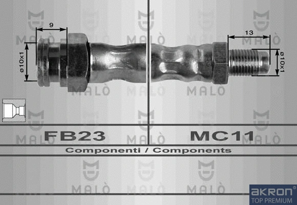 Flexible de frein AKRON-MALÒ 8383