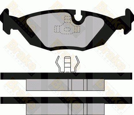 Kit de plaquettes de frein, frein à disque Brake ENGINEERING PA501