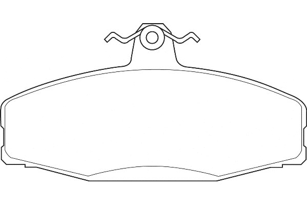 Kit de plaquettes de frein, frein à disque Omnicraft 2134980