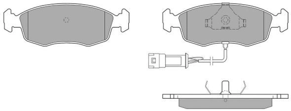 Kit de plaquettes de frein, frein à disque FREMAX FBP-0527