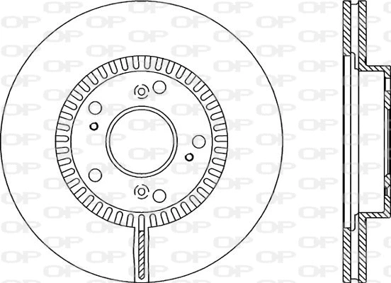 Disque de frein OPEN PARTS BDA2162.20