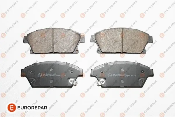 Kit de plaquettes de frein, frein à disque EUROREPAR 1617287280