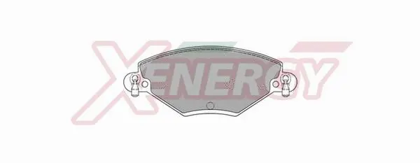 Kit de plaquettes de frein, frein à disque AP XENERGY X40762