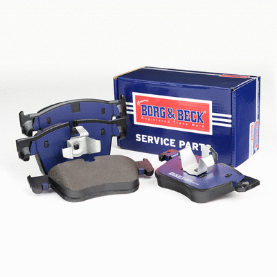 Kit de plaquettes de frein, frein à disque BORG & BECK BBP2822
