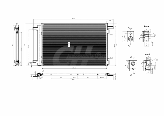 Condenseur, climatisation HART 621 659