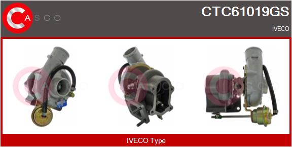 Turbocompresseur, suralimentation CASCO CTC61019GS