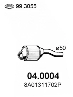Catalyseur ASSO 04.0004