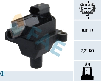 Bobine d'allumage FAE 80313