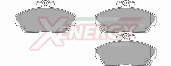 Kit de plaquettes de frein, frein à disque AP XENERGY X40405