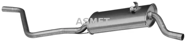 Silencieux arrière ASMET 04.026