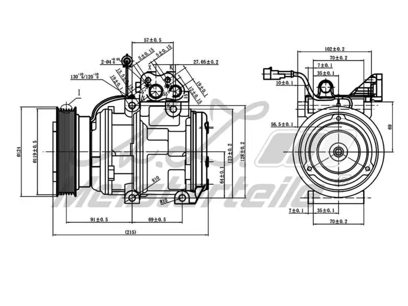 Compresseur, climatisation A.Z. Meisterteile AZMT-45-041-1080