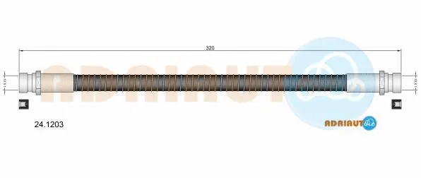 Flexible de frein ADRIAUTO 24.1203