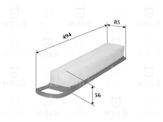 Filtre à air AKRON-MALÒ 1500444