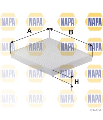 Filtre, air de l'habitacle NAPA NFC4327