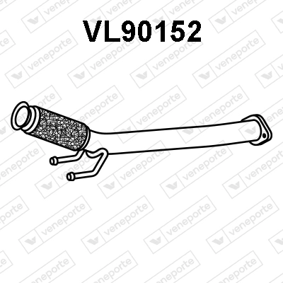 Tuyau d'échappement VENEPORTE VL90152