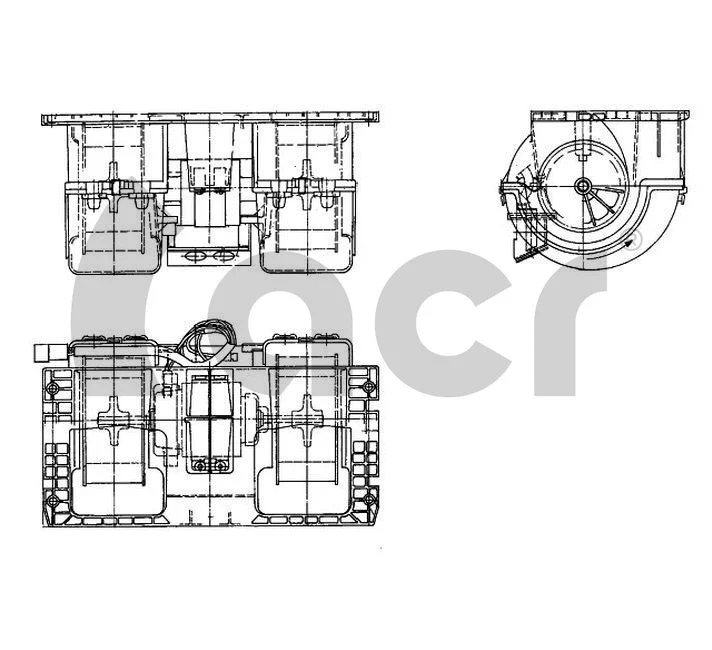 Pulseur d'air habitacle ACR 702022