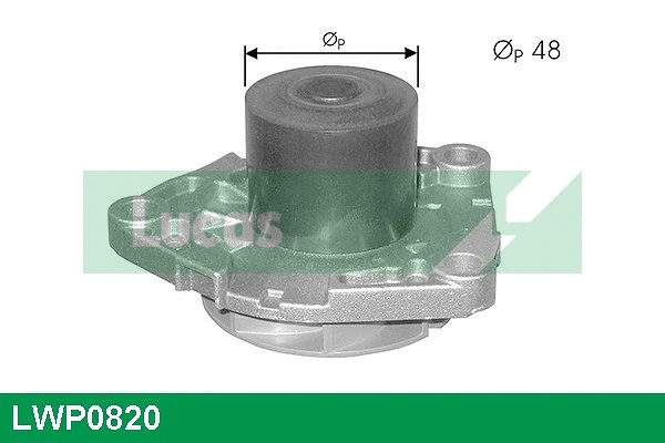Pompe à eau, refroidissement du moteur LUCAS LWP0820