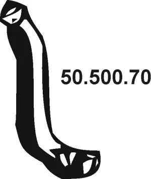Tuyau d'échappement EBERSPÄCHER 50.500.70