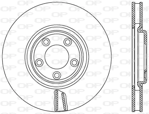 Disque de frein OPEN PARTS BDR2579.20