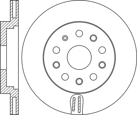 Disque de frein FIT FR0871V