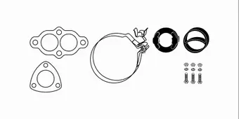 Kit d'assemblage, système d'échappement HJS 82 12 2101