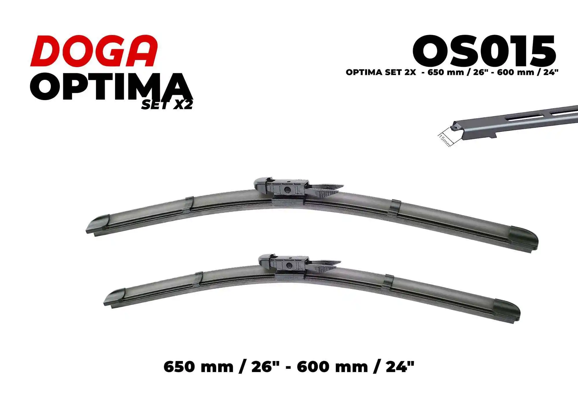 Balai d'essuie-glace DOGA OS016