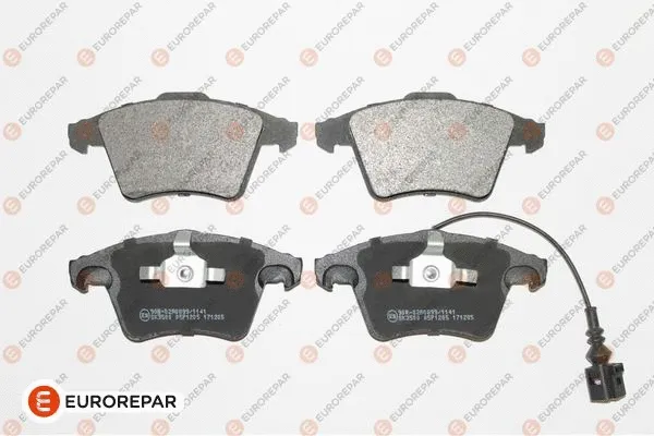 Kit de plaquettes de frein, frein à disque EUROREPAR 1639374080