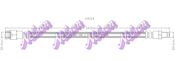 Flexible de frein KAWE H4114
