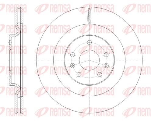Disque de frein REMSA 62081.10