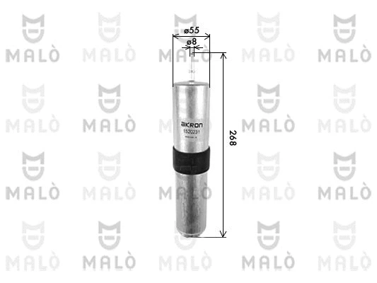 Filtre à carburant AKRON-MALÒ 1520231