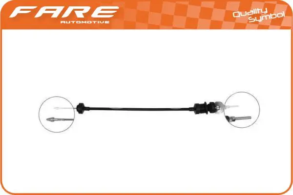 Tirette à câble, commande d'embrayage FARE-CO 24439