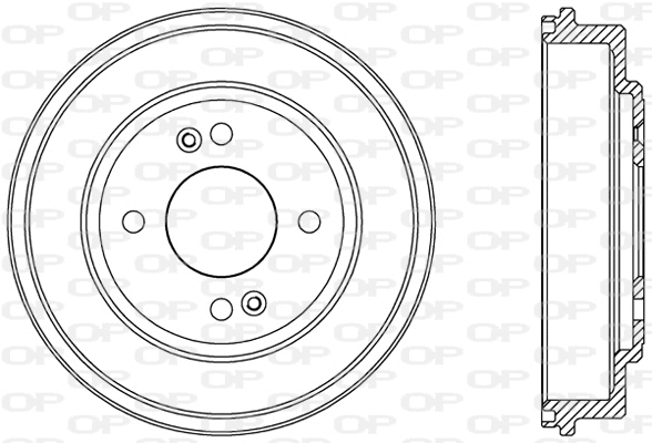 Tambour de frein OPEN PARTS BAD9082.10