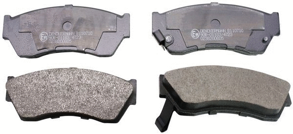 Kit de plaquettes de frein, frein à disque DENCKERMANN B110710