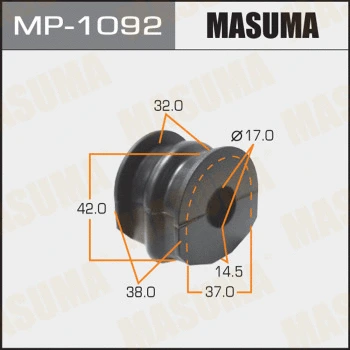Coussinet de palier, stabilisateur MASUMA MP-1092