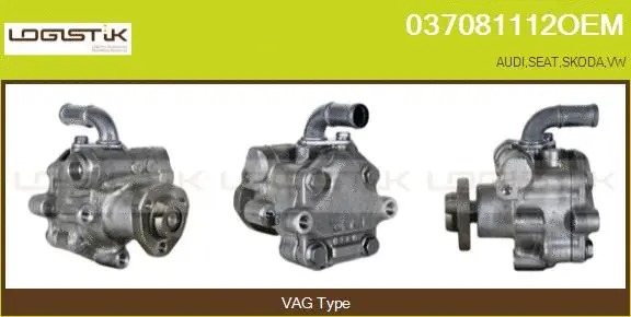 Pompe hydraulique, direction LGK 037081112OEM
